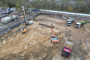 Wykopy pod fundamenty budynków mieszkalnych