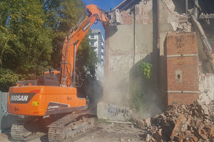 Rozbiórka Kępy Mieszczańskiej we Wrocławiu