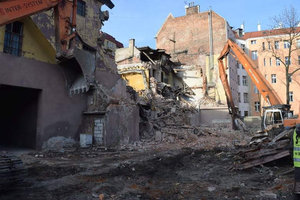 Wyburzenie kina POLONIA, ul. Żeromskiego, Wrocław - rozbiórka i wyburzenia