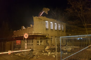 Wyburzenie, ul. Lotnicza, Wrocław - rozbiórka i wyburzenia